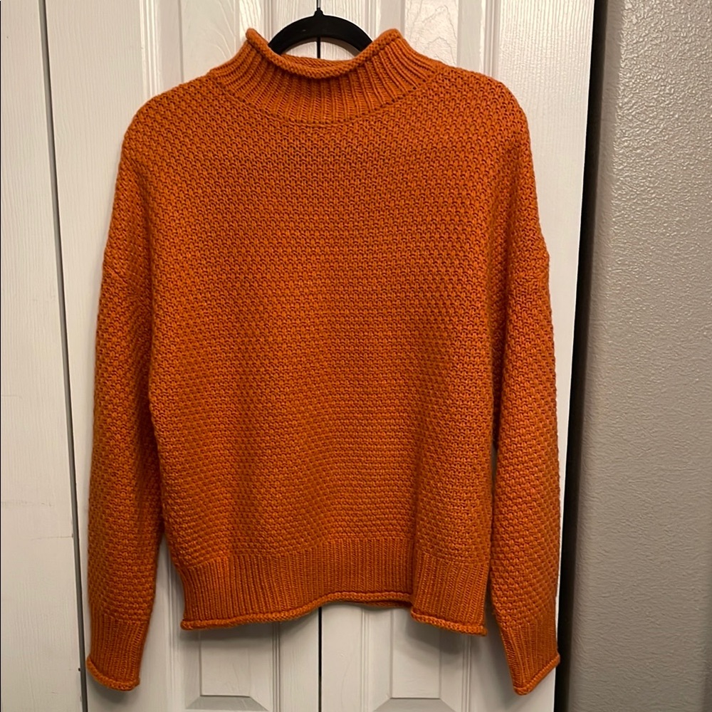 Orange Knit Sweater